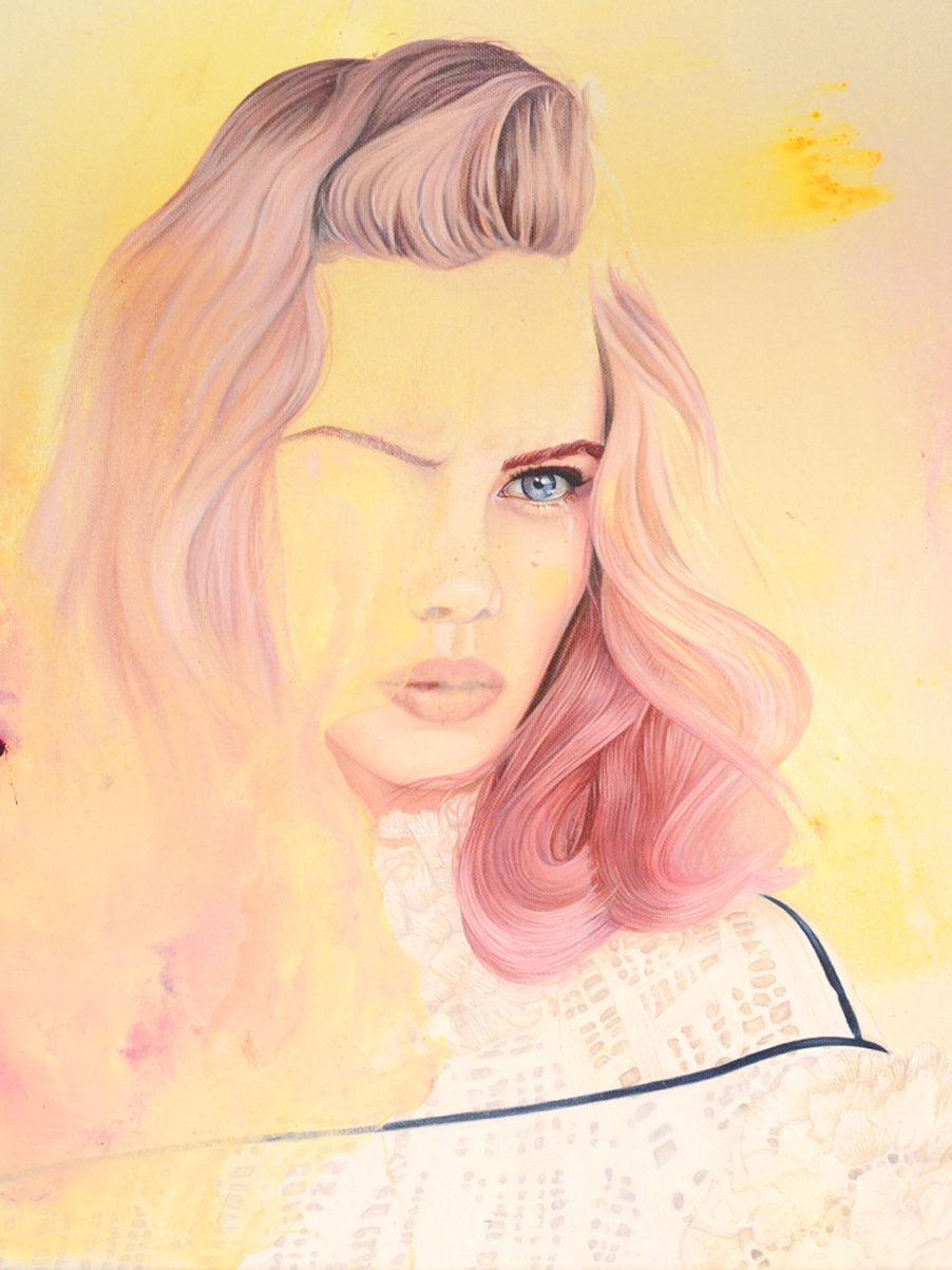 Anielka Hampson Painting Rejected Barbara